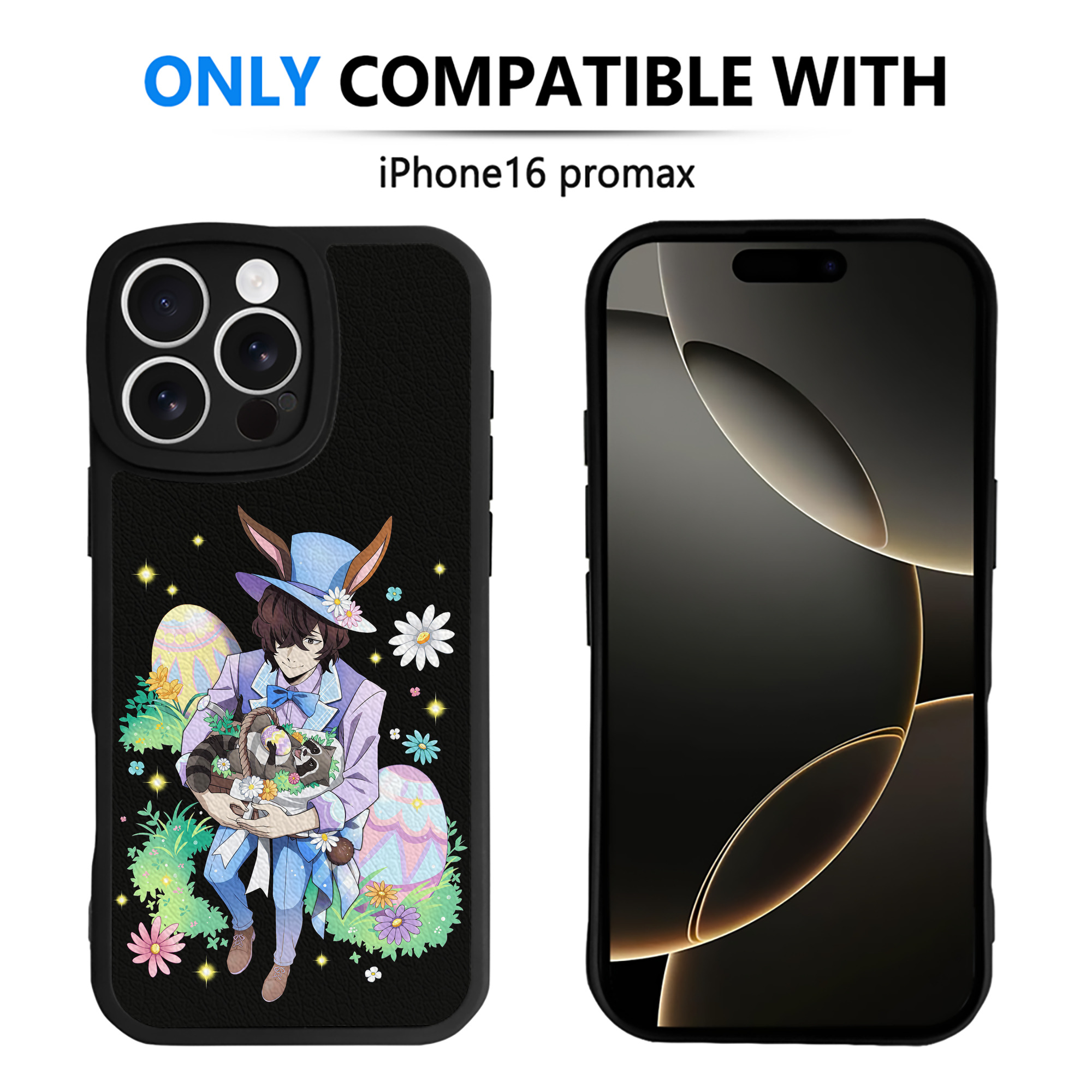 （画像用） 文豪ストレイドッグス Bungo Stray Dogs 【iPhone 16シリーズ対応】シリコンスマホケース（レザー調） 材質：シリコン